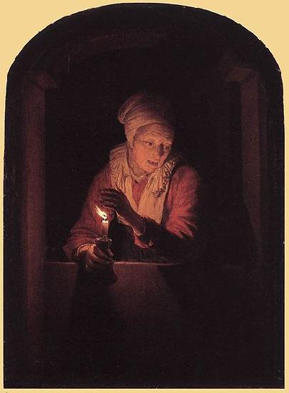 Gerard Dou Old Woman with a Candle